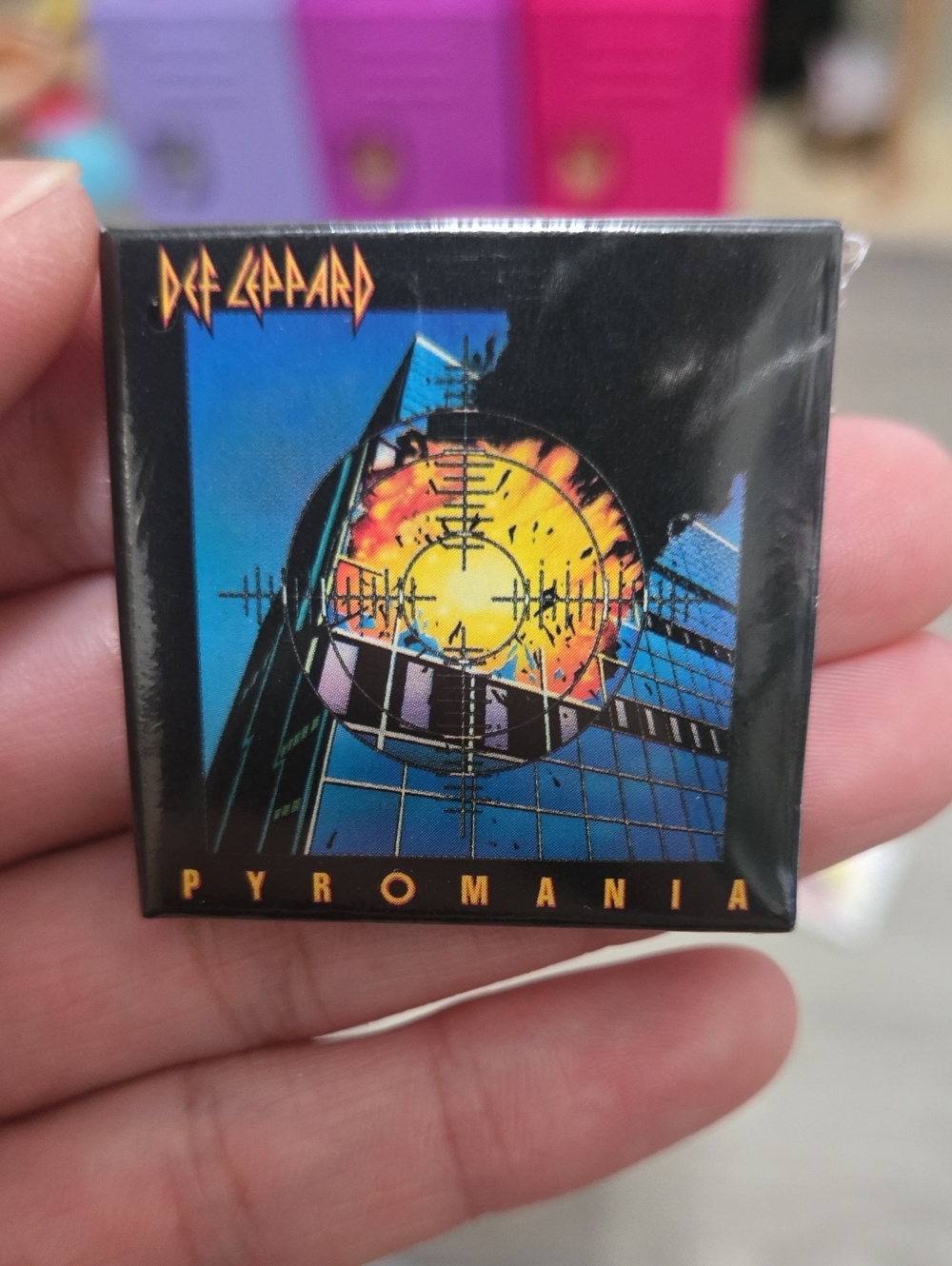 Mini Def Leppard Pyromania Album With Record Inside